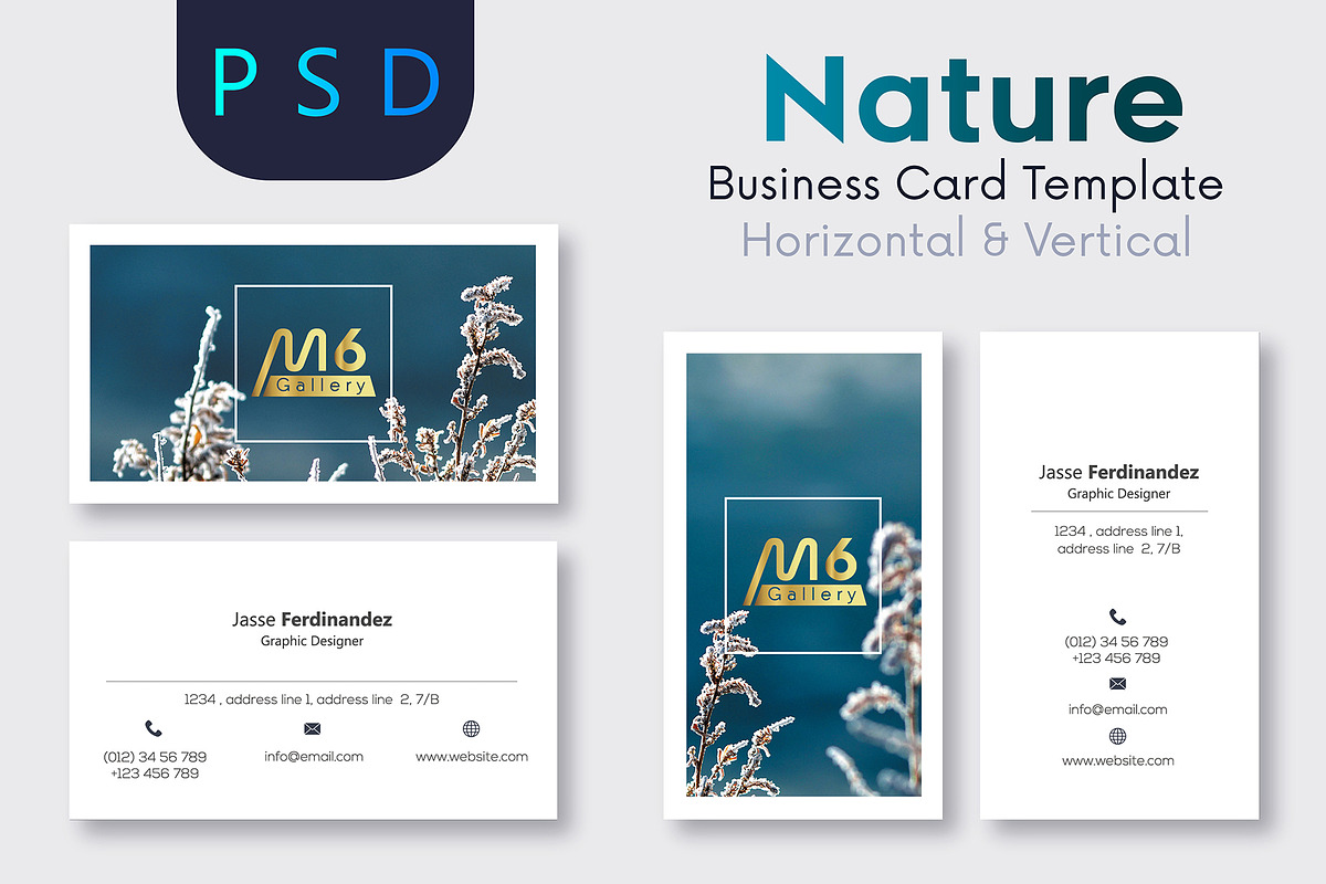 Unique 50 Business Card Bundle, a Business Card Template by M6 Gallery (Photo 53 of 151)