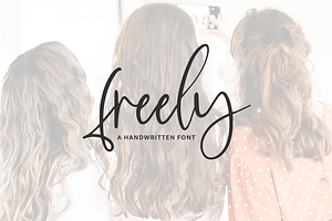 Freely Script Font