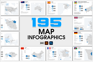 195 Map Infographics