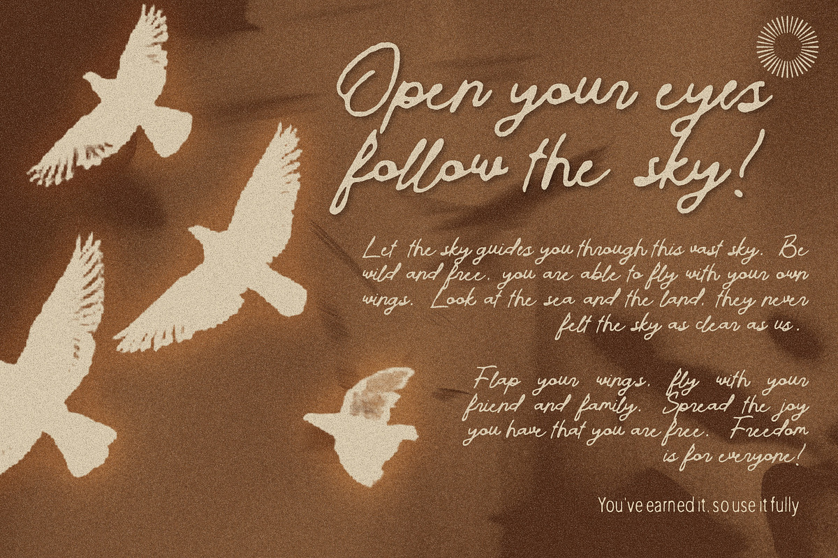 Drifting Ink - Script & Sans, a Script Font by Setara Langit CreativeStd (Photo 5 of 10)