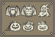 Halloween set, an Object Illustration by heyXeni (Thumbnail 4 of 12)