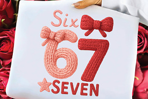 Yarn Coquette Valentine 67 Six Seven, an Illustration by Black Bird Studio