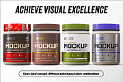 1lb Whey Protein Jar Mockup A3-Pro, a Packaging Mockup by Design Warlord (Thumbnail 9 of 16)