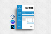 Printable Invoice Template, a Stationery Template by Template Shop (Thumbnail 1 of 3)