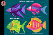 Procreate Impasto Thick Oil Paints, a Brush Add-On by AlwaysBeColoring (Thumbnail 6 of 16)