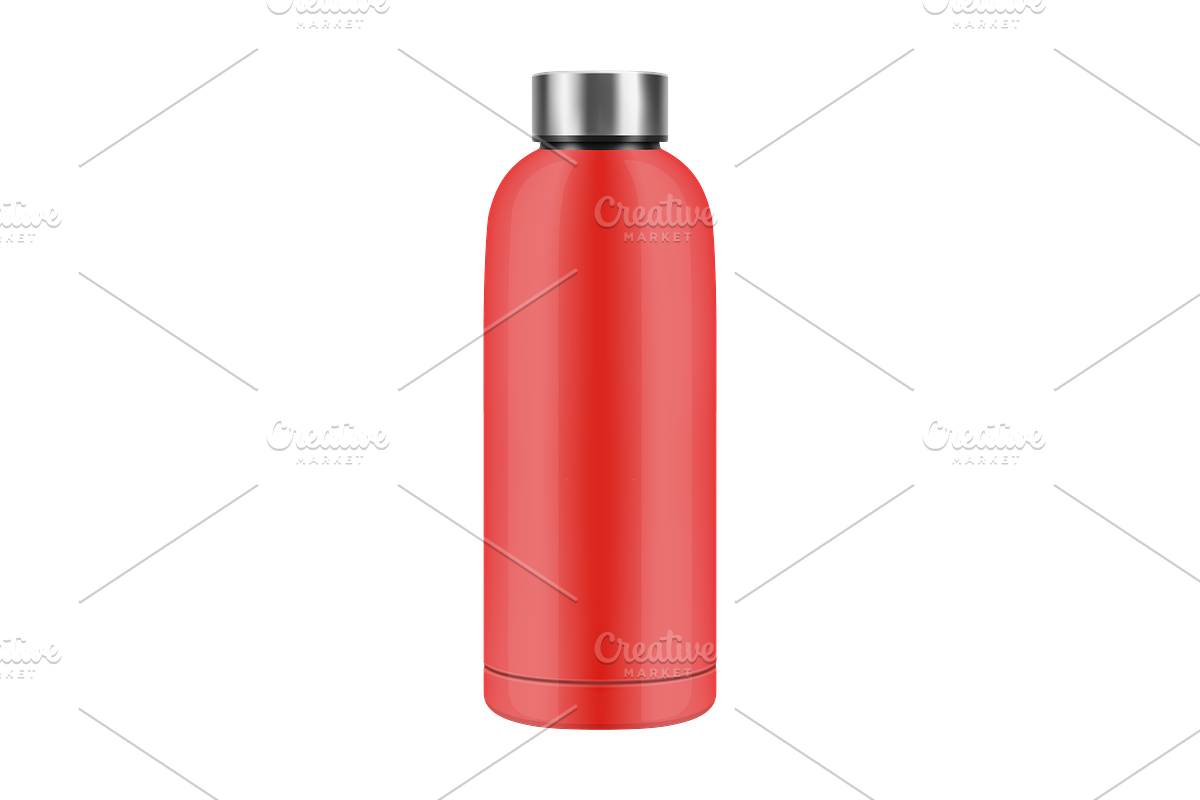 Vector Water Bottles Set, a Graphic by Gomolach (Photo 3 of 3)