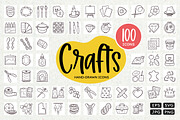 Arts and crafts Icon Set, an Outline Icon by insemar (Thumbnail 1 of 4)