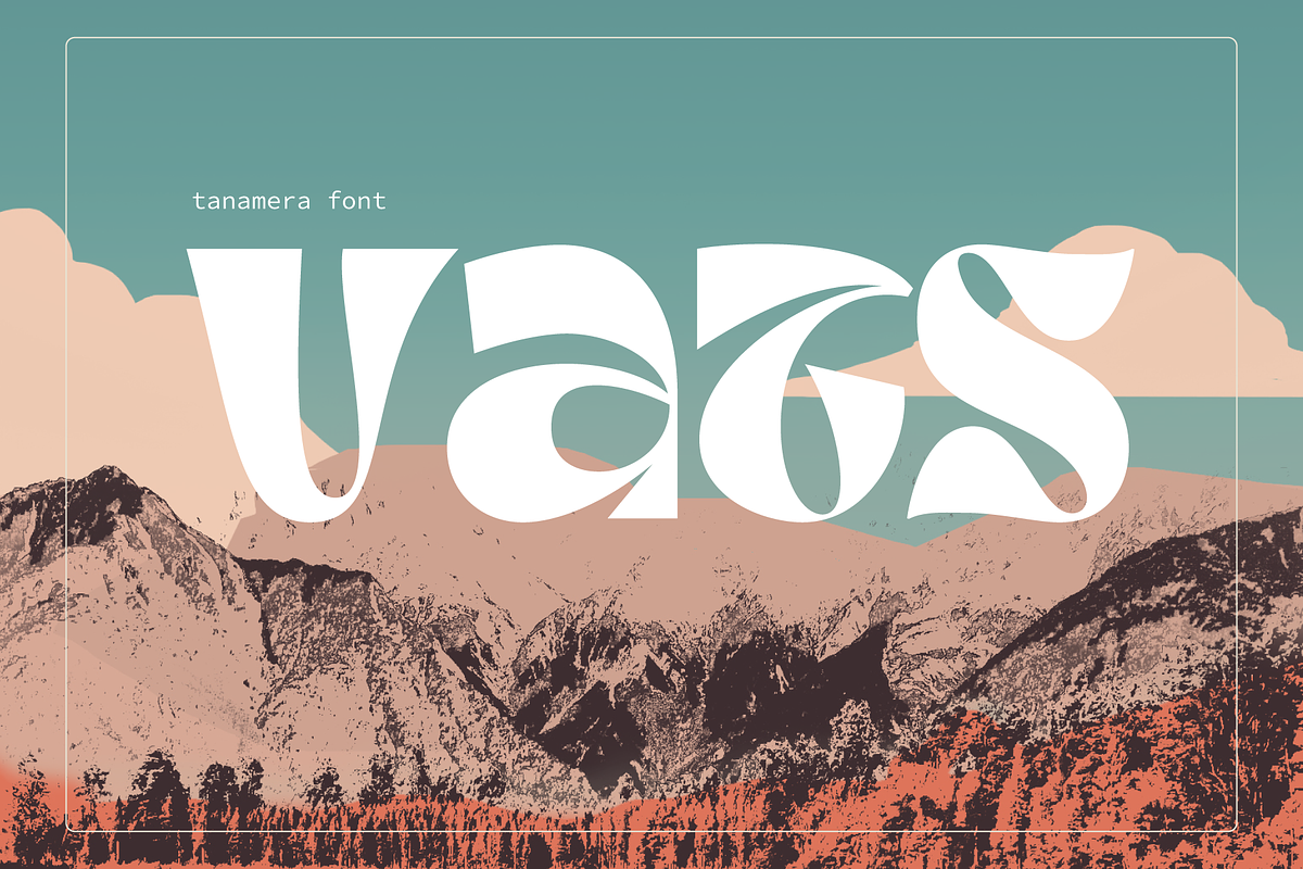 TANAMERA | Psychedelic Font, a Sans Serif Font by Jolicia Type (Photo 2 of 11)