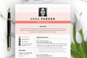 Modern Marketing Specialist Resume