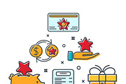 Customer Loyalty Programs Banners, a Person Illustration by TAlex (Thumbnail 2 of 6)