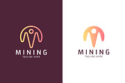 Letter M Logo Mining Industry, a Branding & Logo Template by Signatoro (Thumbnail 1 of 3)