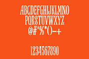 Masharatte | Condensed Serif Font, a Serif Font by Koplexs Studio (Thumbnail 8 of 10)
