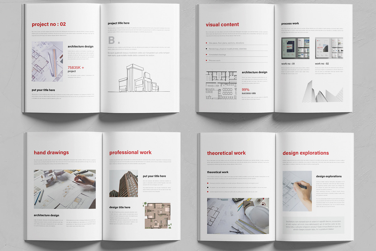 Modern Architecture Portfolio, a Brochure Template by MightyDesign (Photo 3 of 6)