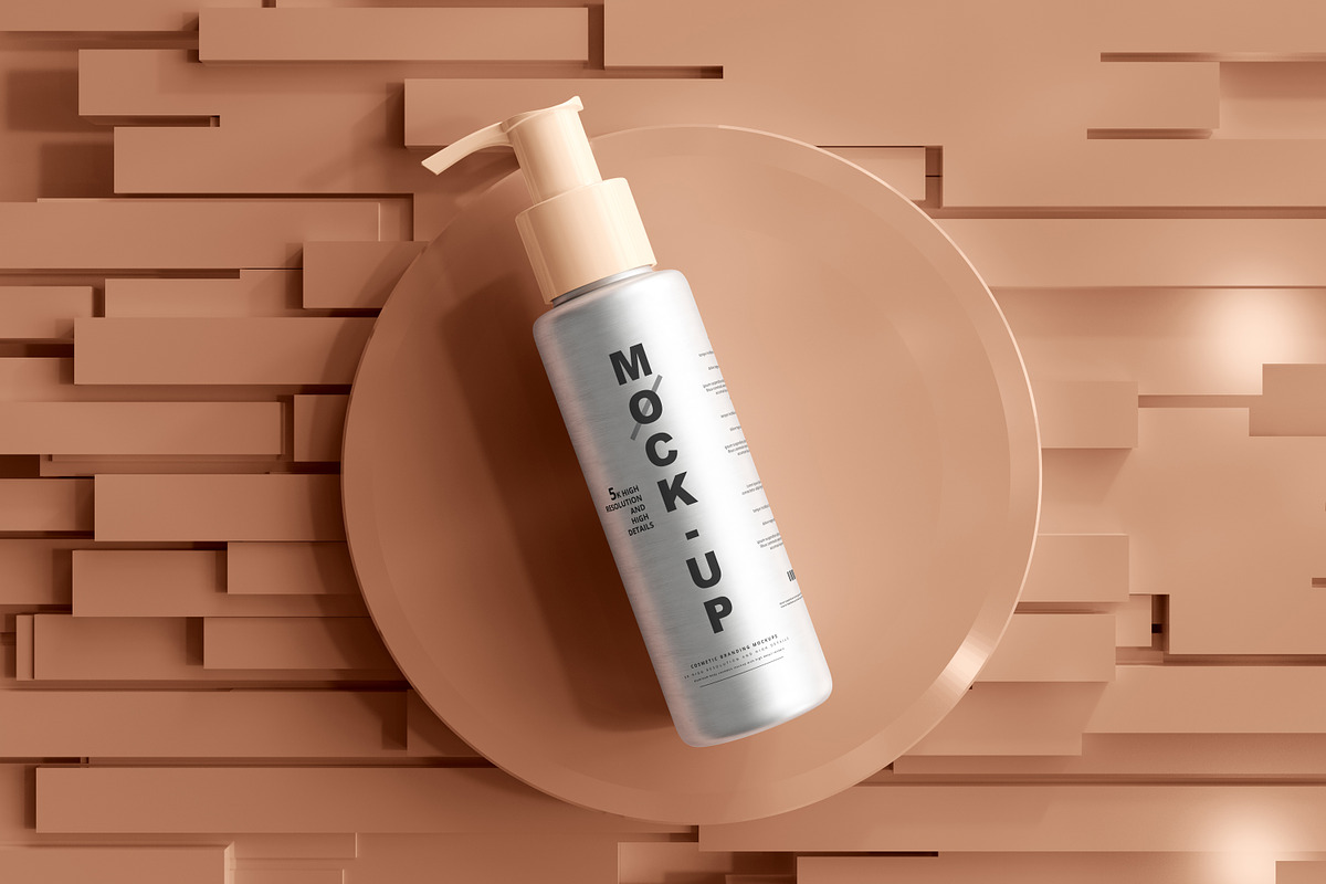 Aluminum Cosmetic Mockup Bundle, a Cups & Container Mockup by pmvch (Photo 76 of 206)