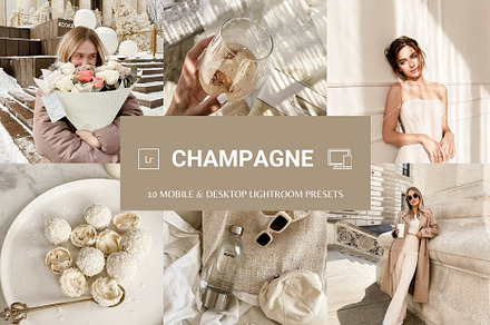 10 Champagne Lightroom Presets