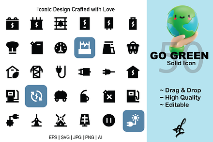 Go Green icon collection
