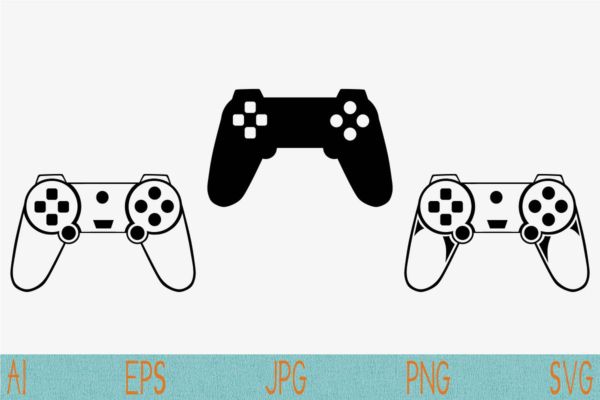 game controller svg vector png eps, an Icon by FileVectorSVG (Photo 4 of 4)