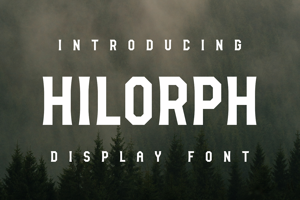 Hilorph, a Slab Serif Font by lelevien (Photo 2 of 4)