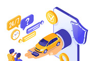 Car Sale Sharing Rent, an Object Illustration by TAlex (Thumbnail 6 of 6)