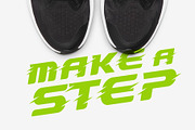 Sport Headline Font, a Sans Serif Font by artyway (Thumbnail 5 of 5)