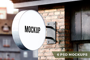 Signboard mockups