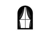 Window Curtain Silhouette Bundle, an Illustration by Creativeshirt (Thumbnail 32 of 51)