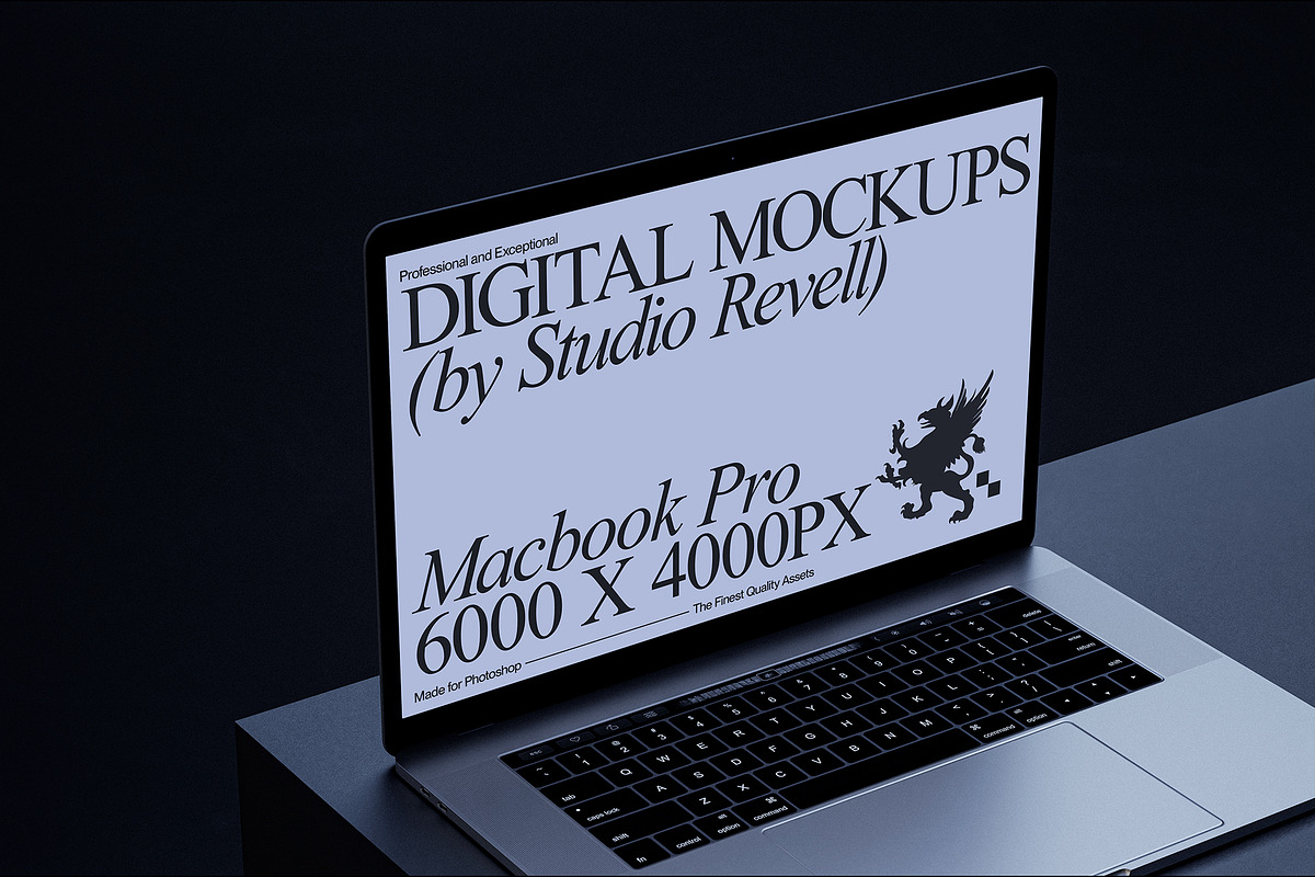 Macbook Pro NV-1 Mockup, a Mac Mockup by SR-23 Mockups (Photo 3 of 3)