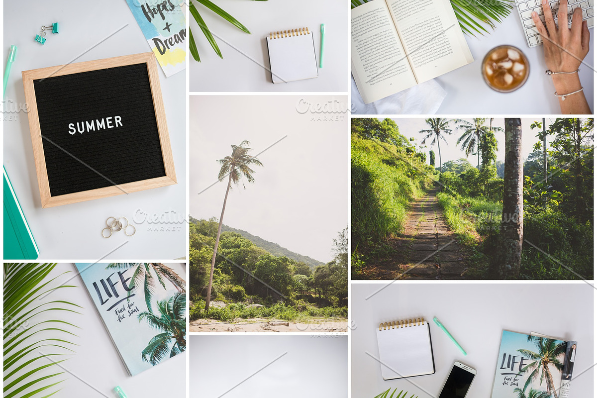 Tropical Lifestyle + Work [green], a Person Photo by Beach Babe Stock (Photo 7 of 8)