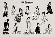 22 Hand-drawn Dolce Vita Girls, a Person Illustration by helenreveur (Thumbnail 2 of 4)