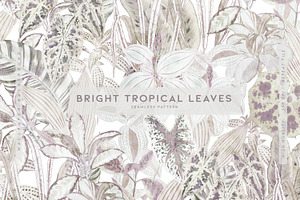 Bright Tropical Leaves