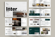 Interior Portfolio Brochure, a Brochure Template by Pixelpick (Thumbnail 1 of 9)