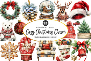 Cozy Christmas Charm Sublimation, an Illustration by SinaCreation