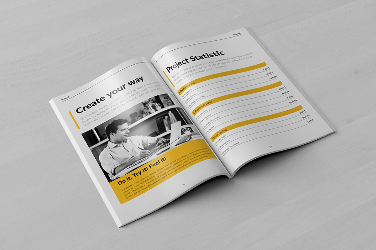 Creative Proposal, a Brochure Template by Kovalski (Photo 6 of 11)
