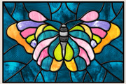 Stained Glass Brushes For Procreate, a Brush Add-On by seamless team (Thumbnail 9 of 11)