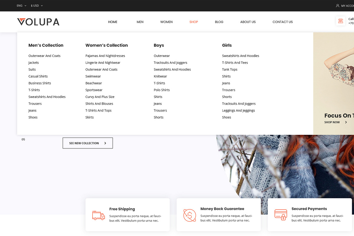 Volupa - eCommerce PSD Template, a Templates & Theme by ewises (Photo 19 of 20)