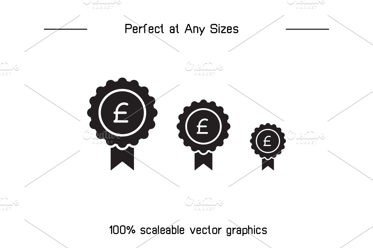 Pound Cash Money Icons Set, a Finance Illustration by Designfour (Photo 7 of 7)