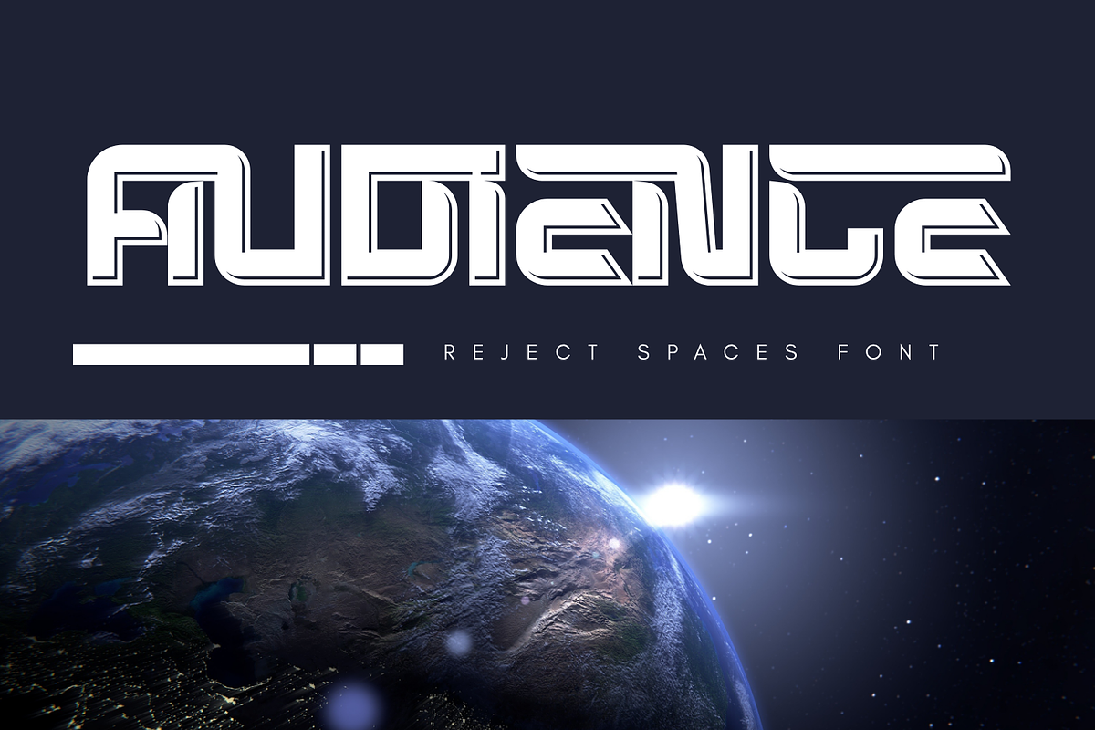 REJECT SPACES - SCI-FI FONT, a Sans Serif Font by 177Studio (Photo 4 of 8)