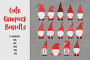 Christmas or Valentines Gnomes, an Object Graphic by LaBelezokaDesign (Thumbnail 1 of 3)