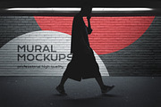 Street mural mockup bundle outdoor, an Advertising Mockup by FoundImages (Thumbnail 21 of 42)