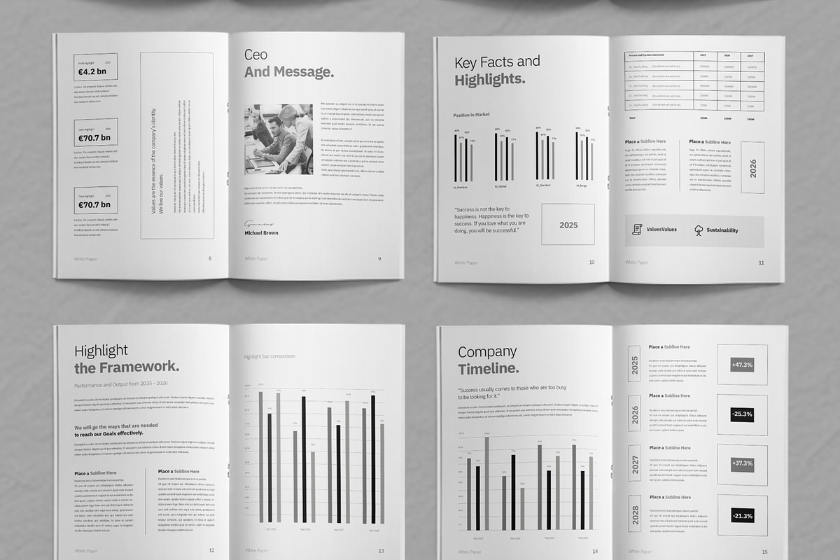 White Paper Layout, a Brochure Template by ContestDesign (Photo 3 of 3)