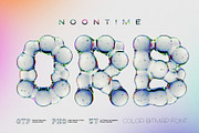 Noontime ORB - Color Bitmap Font, a Symbol Font by Gleb Guralnyk (Thumbnail 1 of 5)