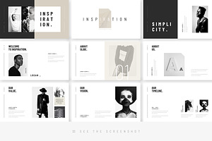 Stylish Minimal PowerPoint Template