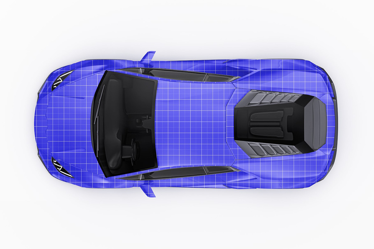 Super Performance Sport Coupe Set, an Advertising Mockup by Halal Graphic Studio (Photo 10 of 12)