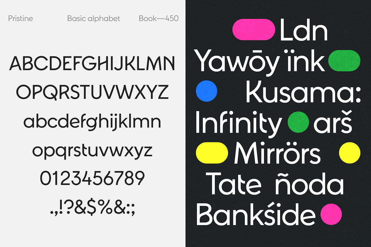 Pristine - Elegant Sans Serif, a Sans Serif Font by Concepta Digital (Photo 12 of 16)