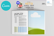 Keto Recipes Cookbook CanvaTemplate, a Magazine Template by DeLaGranSiete (Thumbnail 9 of 9)