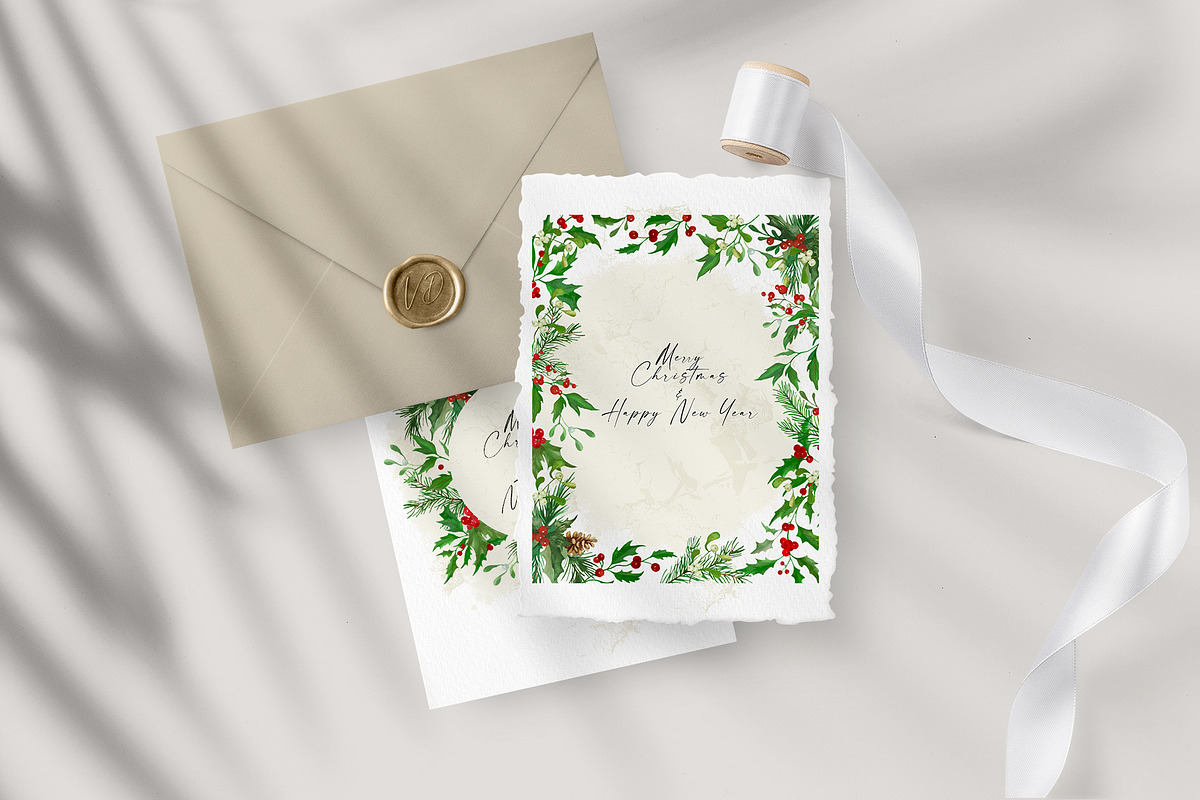 Merry Christmas, a Seasonal Illustration by Vasmila (Photo 5 of 11)