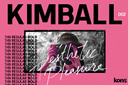 KIMBALL - 3 Weight Sans Serif, a Sans Serif Font by Konstantine Studio (Thumbnail 1 of 10)