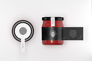Jam jar mockup, a Packaging Mockup by JovianWirja (Thumbnail 1 of 2)