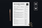Elegant Resume CV and Cover Letter, a Resume Template by Type Twice (Thumbnail 1 of 4)