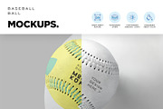 Baseball Mockups, a Product Mockup by megostudi0 (Thumbnail 2 of 6)